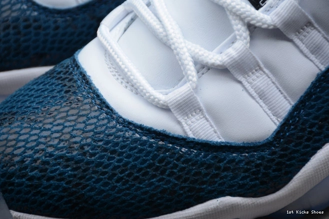 1st Kicks Shoes Air Blue Navy 11 Low Jordan CD6846-102 Snakeskin 0703